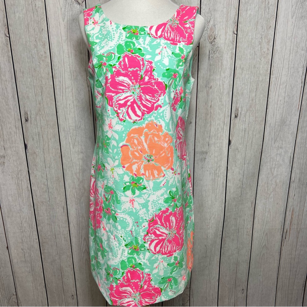LILLY PULITZER Eden Poolside Beach Walk Shift Dress Size Medium M Multicolored